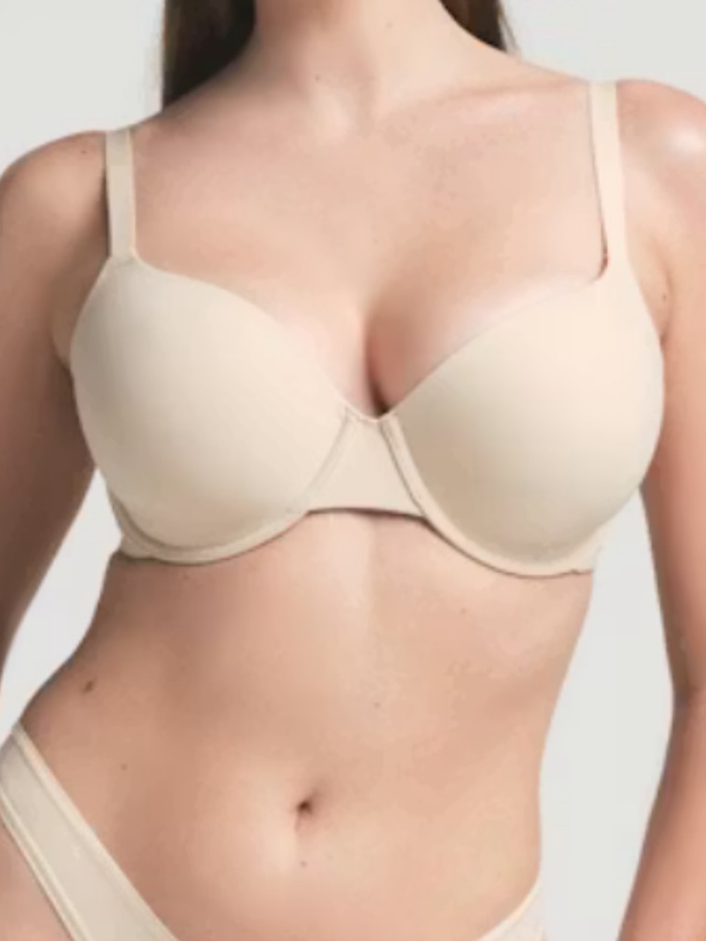 SKIMS Fits Everybody T-Shirt Bra: A Smooth Underwire Bra - Beige size 34DD